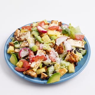 Mexican House Salad with Shrimp