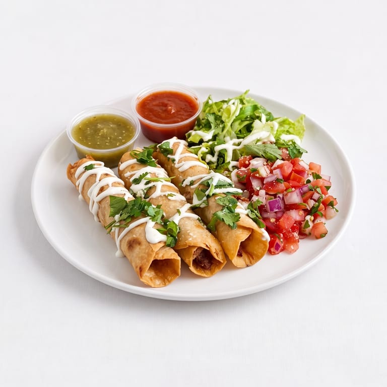 Indulge in Our Flautas