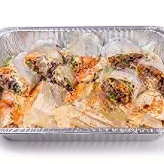 Charola Burritos  Y Quesadillas