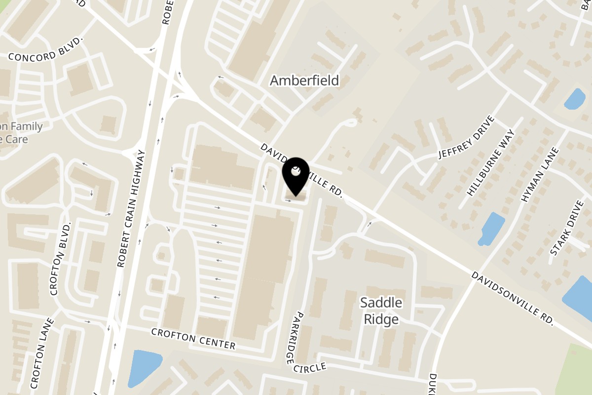 Map showing the location of El Cabrito Mexican Grill Crofton 2046 on 2046c Davidsonville Rd in Crofton