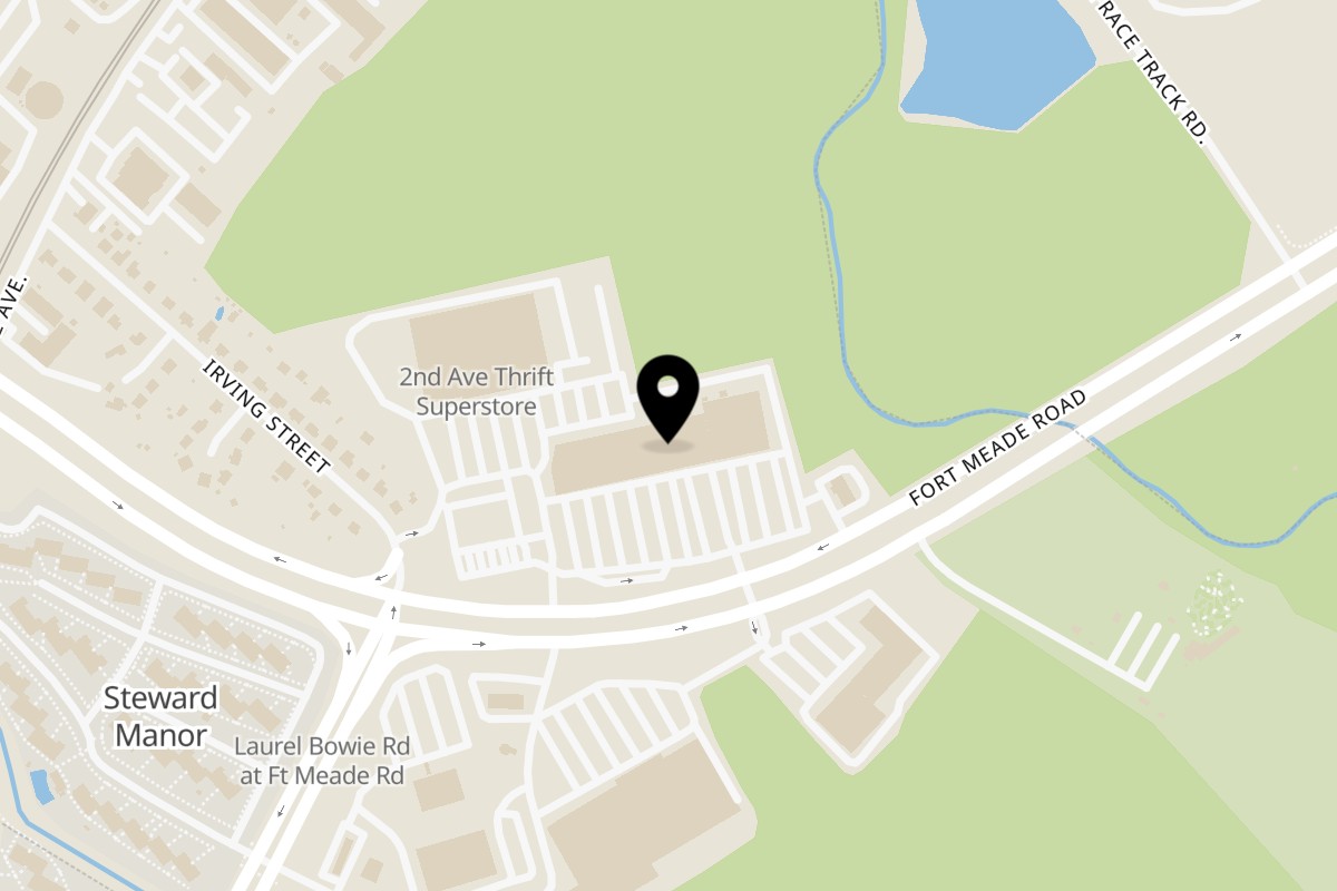 Map showing the location of El Cabrito Mexican Grill Laurel 9624 on 9624 Fort Meade Rd in Laurel