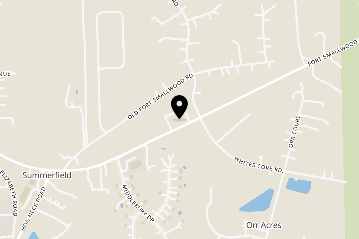 Map showing the location of El Cabrito Mexican Grill Pasadena 8971 on 8971 Fort Smallwood Rd in Pasadena